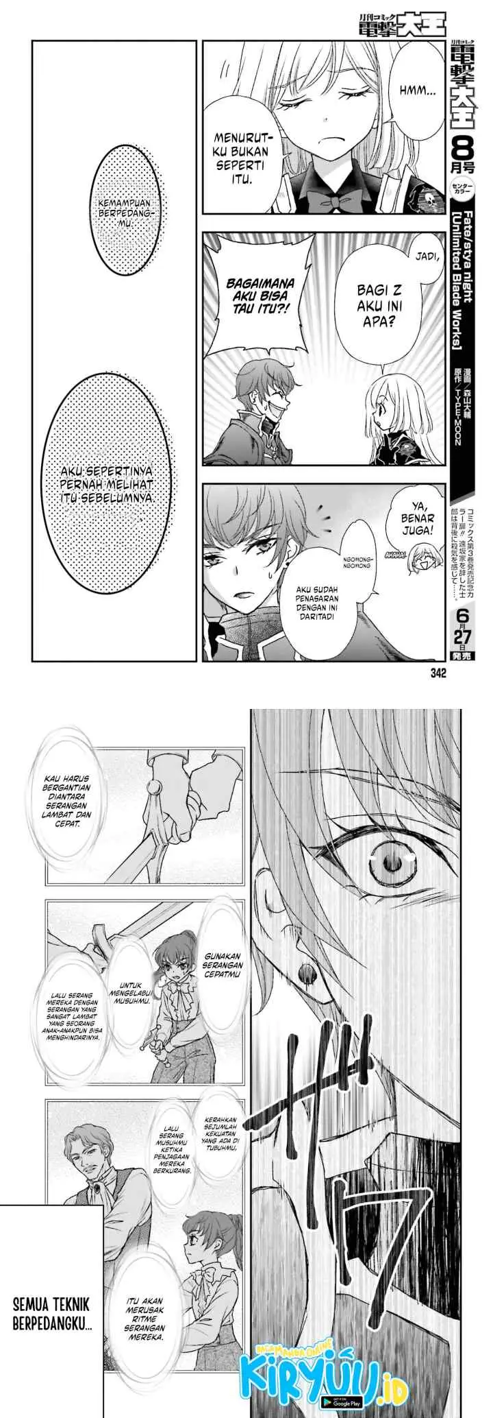 Shinigami ni Sodaterareta Shoujo wa Shikkoku no Tsurugi wo Mune ni Idaku chapter 38 halaman 8