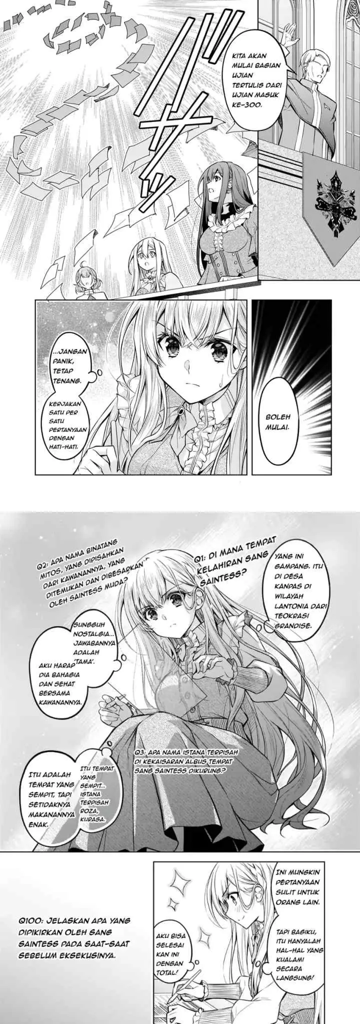 Danzai Sareta Tensei Seijo wa, Akuyaku Reijou no Michi wo Iku! chapter 2 halaman 4