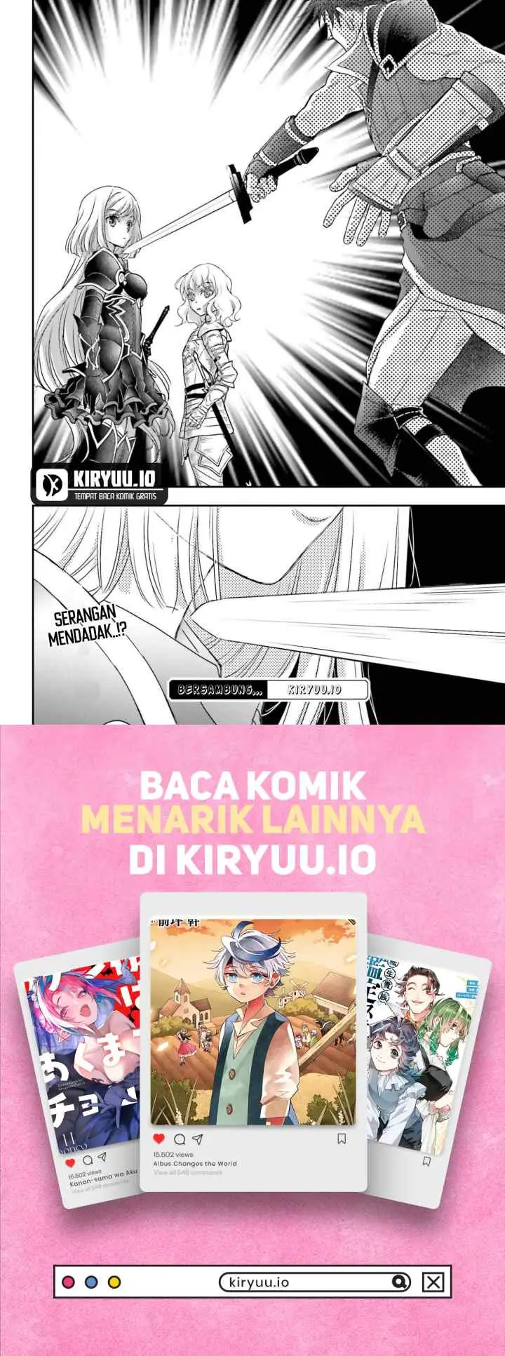 Shinigami ni Sodaterareta Shoujo wa Shikkoku no Tsurugi wo Mune ni Idaku chapter 55 halaman 12