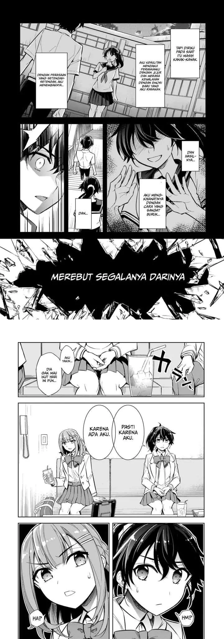 Ore ni Trauma wo Ataeta Joshi-tachi ga Chirachira Mitekuru kedo, Zannen desu ga Teokure desu chapter 1 halaman 13