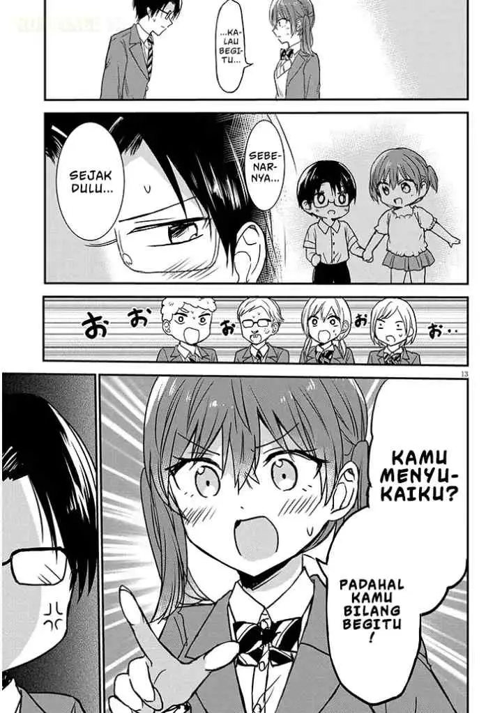 Kao ni Denai Kashiwada-san to Kao ni Deru Oota-kun + chapter 34 halaman 14