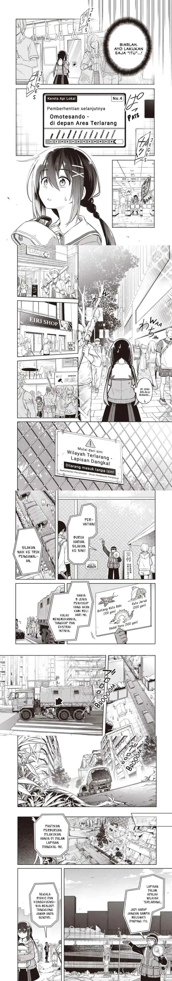 Toukyou KINOKO: Sekai Ranking 1-i no Komyu-ryoku Saijaku JK chapter 1 halaman 5