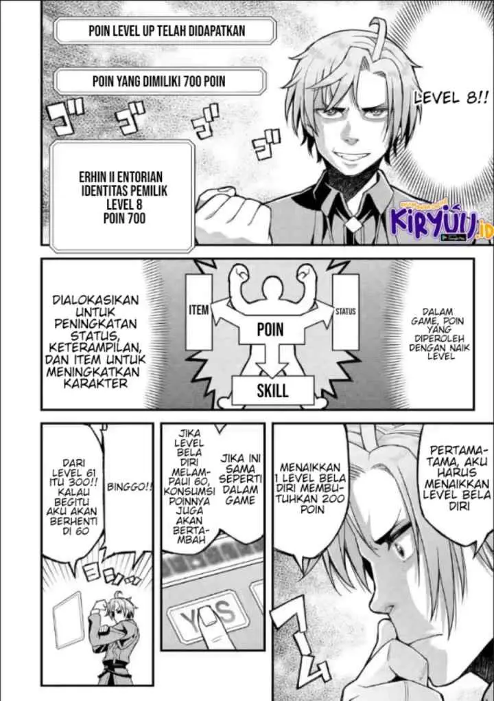 Ore dake Level ga Agaru Sekai de Akutoku Ryoushu ni Natteita chapter 11 halaman 14