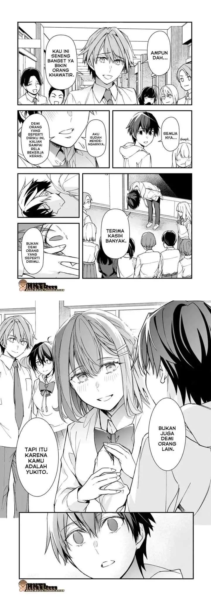Ore ni Trauma wo Ataeta Joshi-tachi ga Chirachira Mitekuru kedo, Zannen desu ga Teokure desu chapter 28 halaman 17