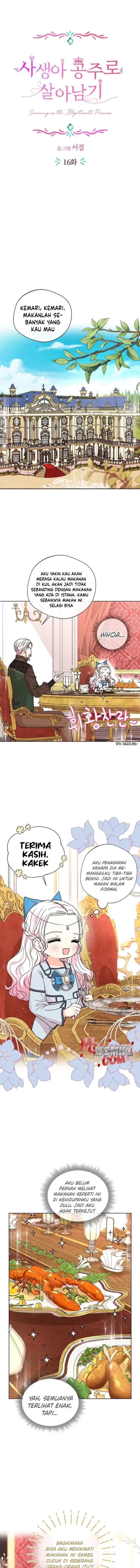 Surviving as an Illegitimate Princess chapter 16 halaman 5