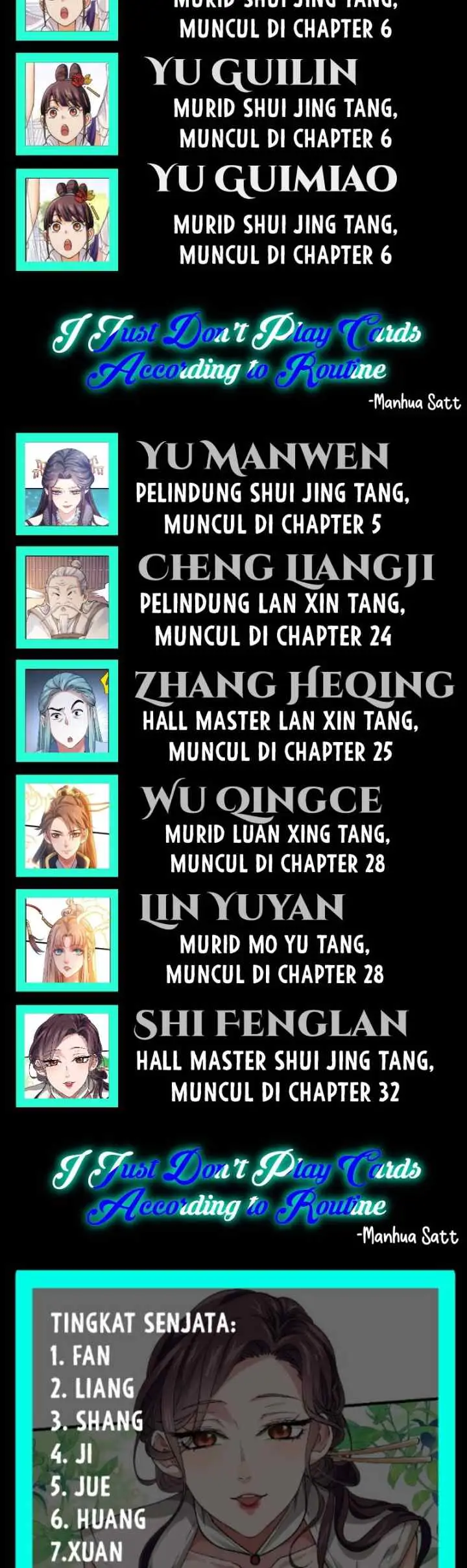 I Just Don't Play the Card According to the Routine chapter 46 halaman 18