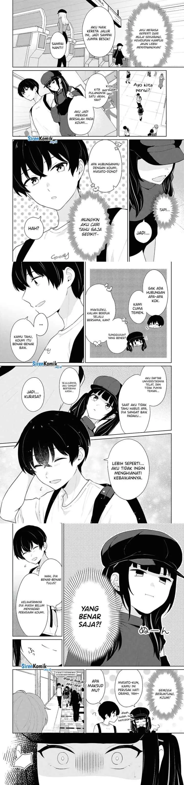 Danjohi 1:5 no Sekai demo Futsu ni Ikirareru to Omotta? ~ Geki Juu Kanjou na Kanojotachi ga Mujikaku Danshi ni Honrousaretara chapter 7 halaman 9