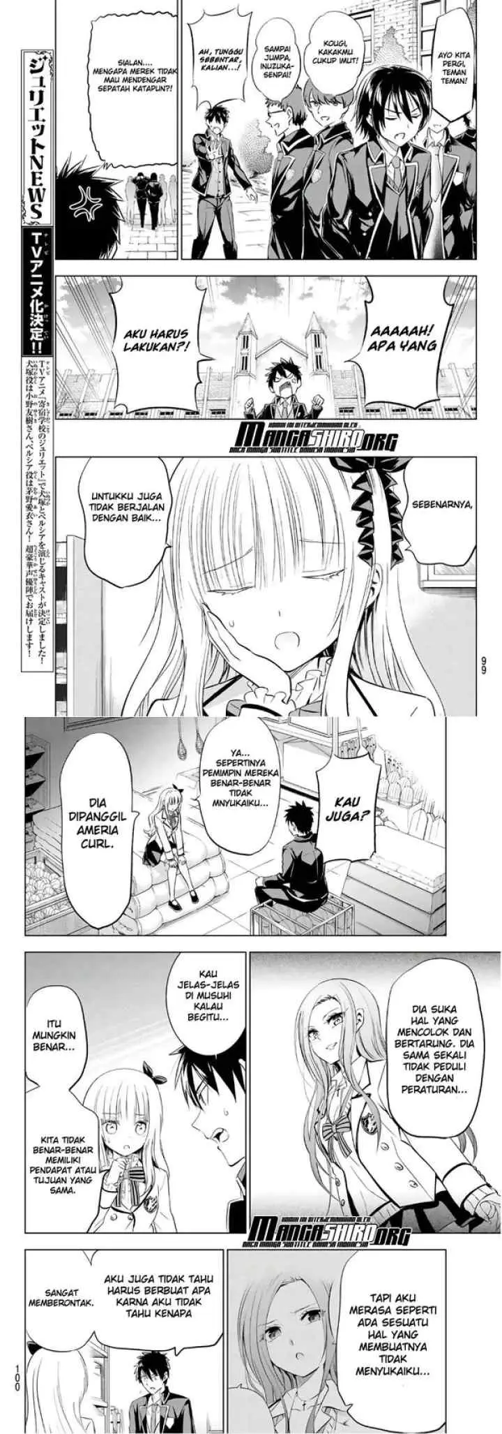 Kishuku Gakkou no Juliet chapter 70 halaman 7
