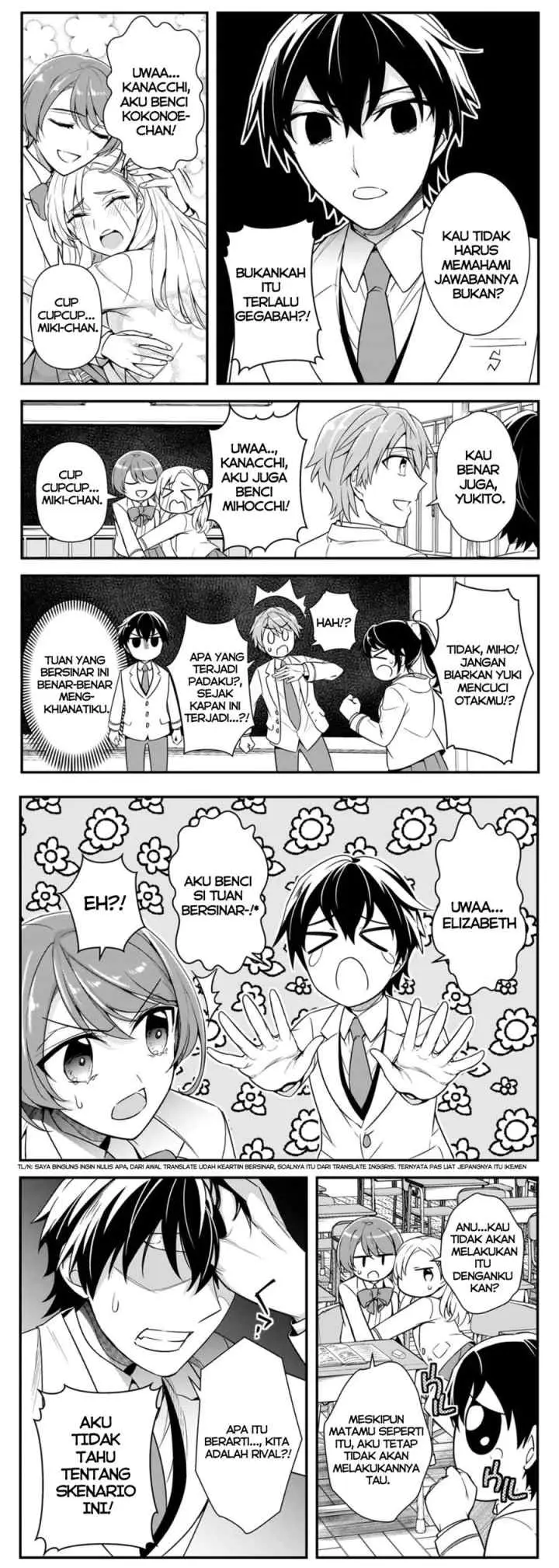 Ore ni Trauma wo Ataeta Joshi-tachi ga Chirachira Mitekuru kedo, Zannen desu ga Teokure desu chapter 6 halaman 12