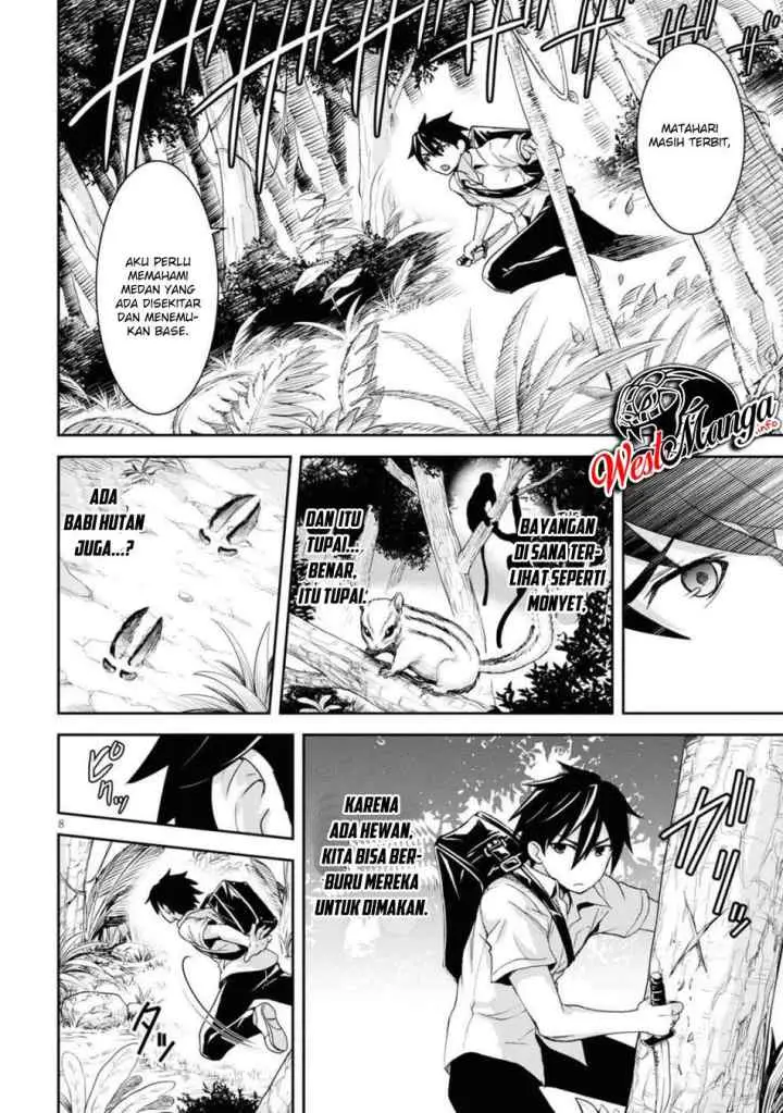 Isekai Yurutto Survival Seikatsu: Gakkou no Minna to Isekai no Mujintou ni Tenishitakedo Ore Dake Rakushou desu chapter 1.1 halaman 13