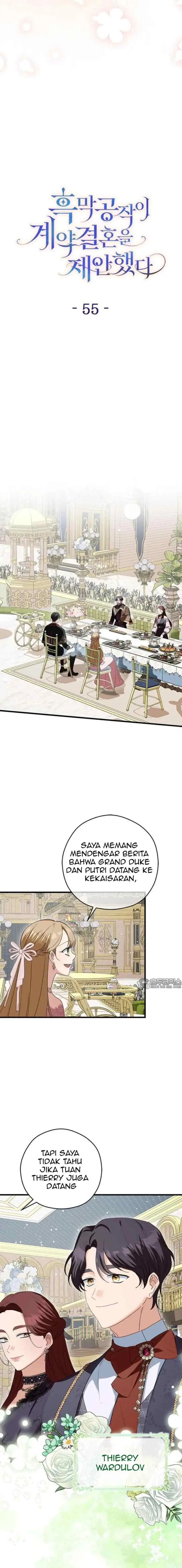 The Duke of Darkness Proposes a Contract Marriage chapter 55 halaman 5