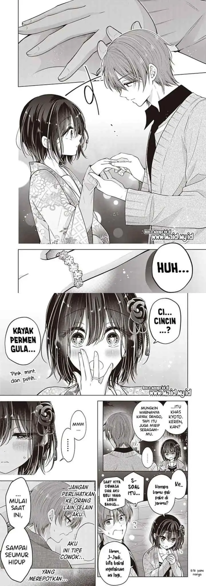 Osananajimi(♂) wo Onnanoko ni Shiteshimatta Hanashi chapter 124 halaman 7