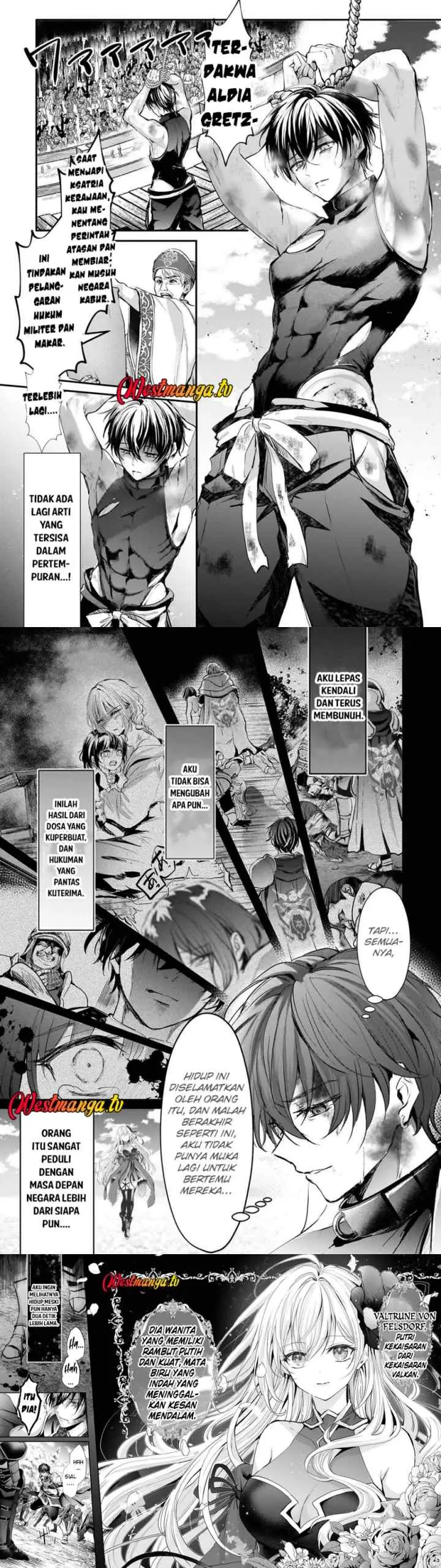Hangyakusha to Shite Oukoku de Shokei Sareta Kakure Saikyou Kishi chapter 1 halaman 5