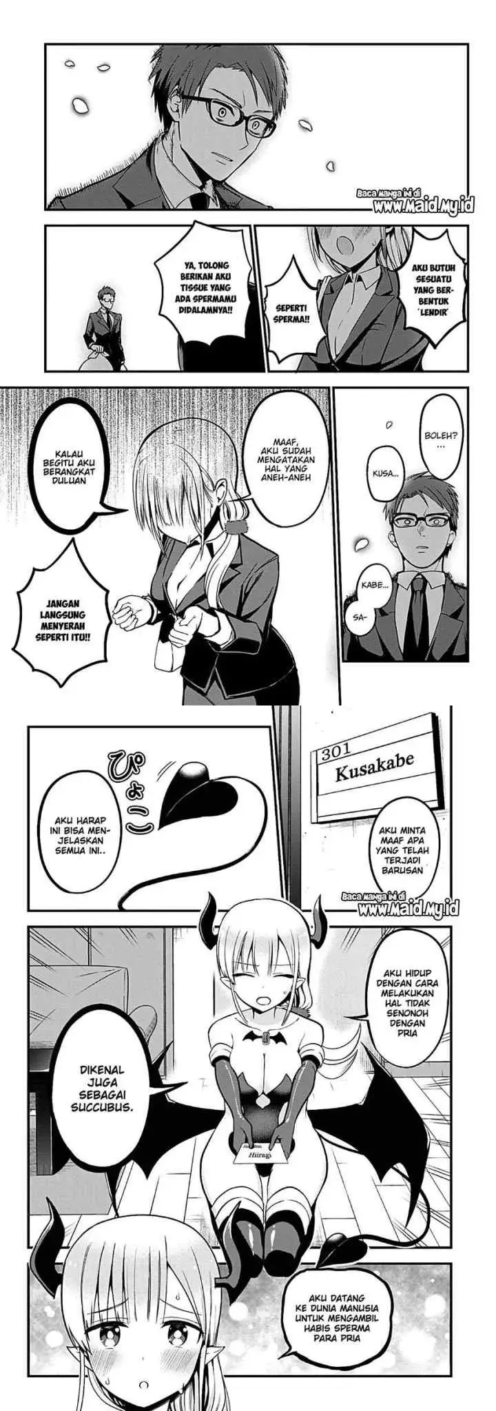 Majime Succubus Hiiragi-san chapter 1 halaman 4
