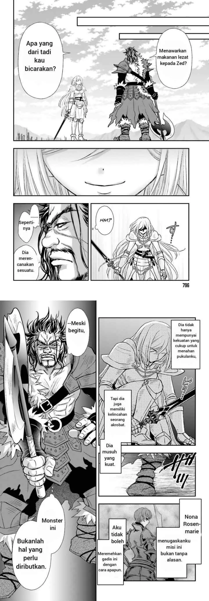 Shinigami ni Sodaterareta Shoujo wa Shikkoku no Tsurugi wo Mune ni Idaku chapter 29.1 halaman 6