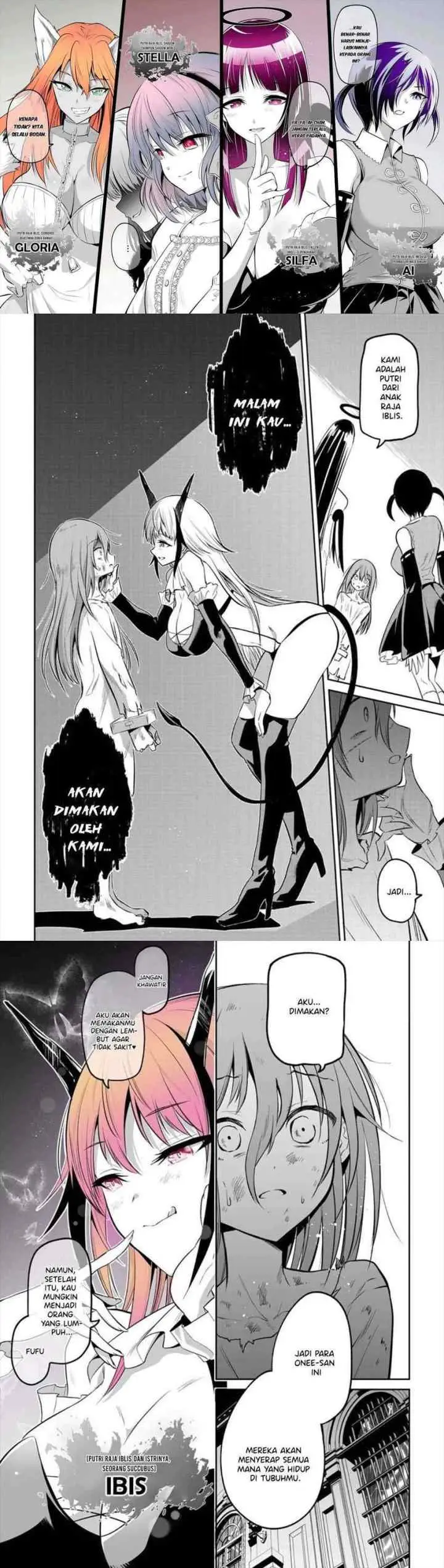 Maou no Musume-tachi yo Ma Guwa Eba Tsuyoku Narerutte Hontou Desu Ka? chapter 1 halaman 8