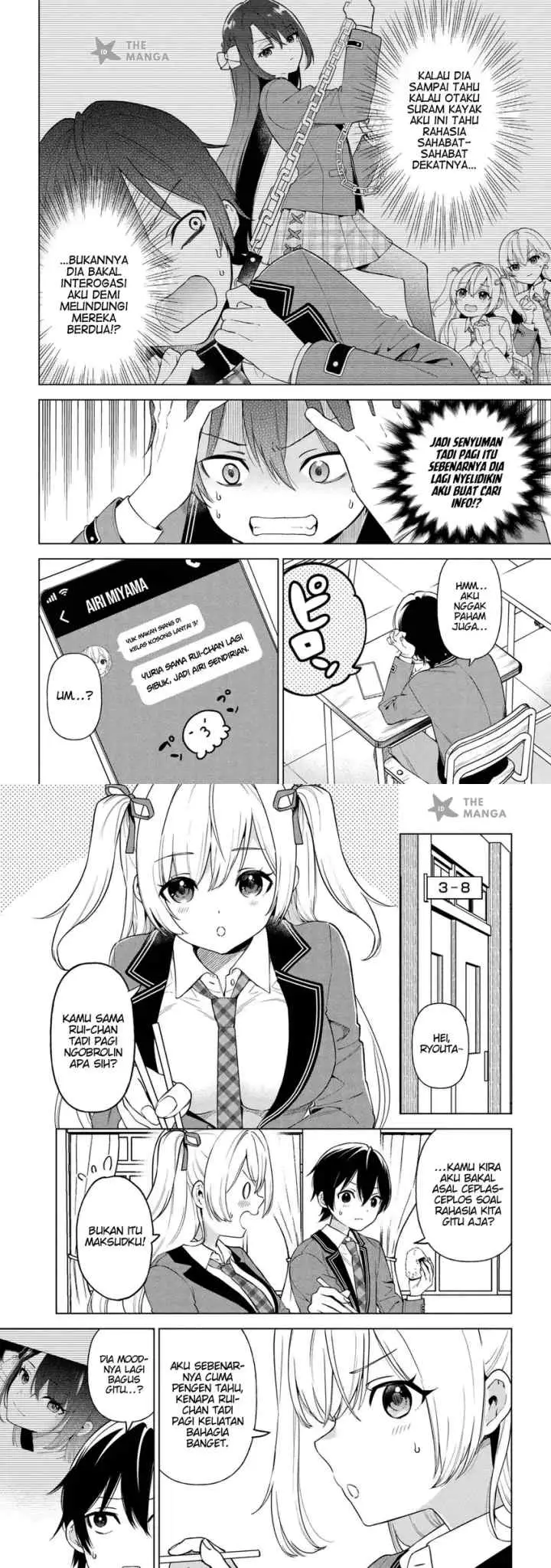 Inkyaa no ore ga sekigae de S-kyuu bishoujo ni kakomaretara himitsu no kankei ga hajimatta chapter 3 halaman 4