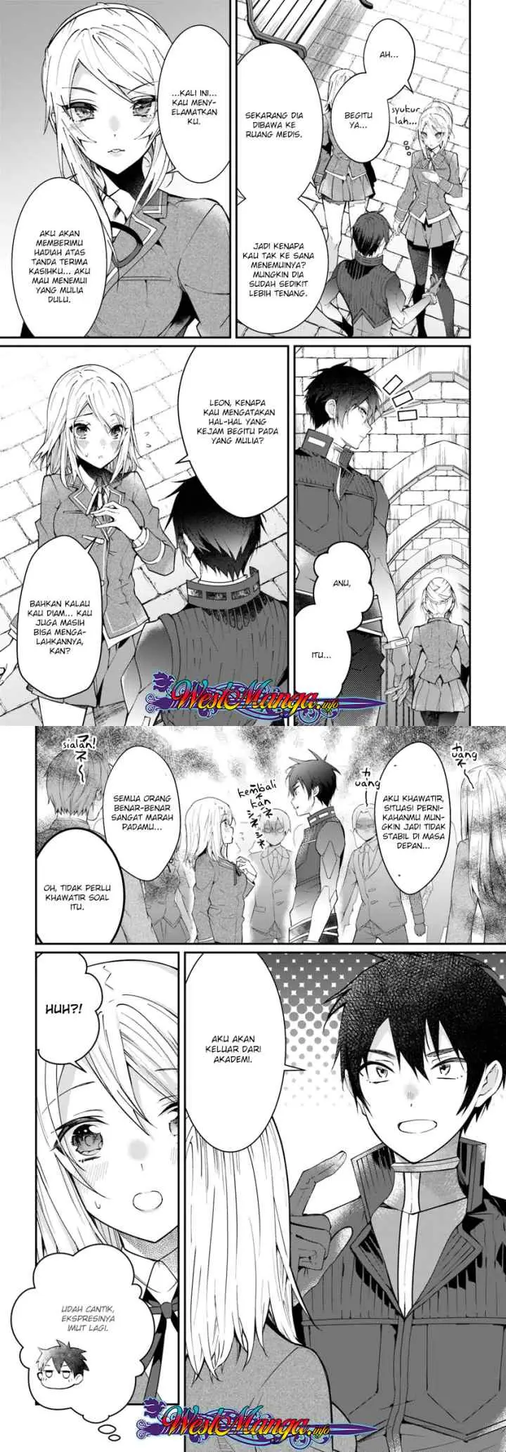 Otome Game Sekai wa Mob ni Kibishii Sekai Desu chapter 12.1 halaman 4