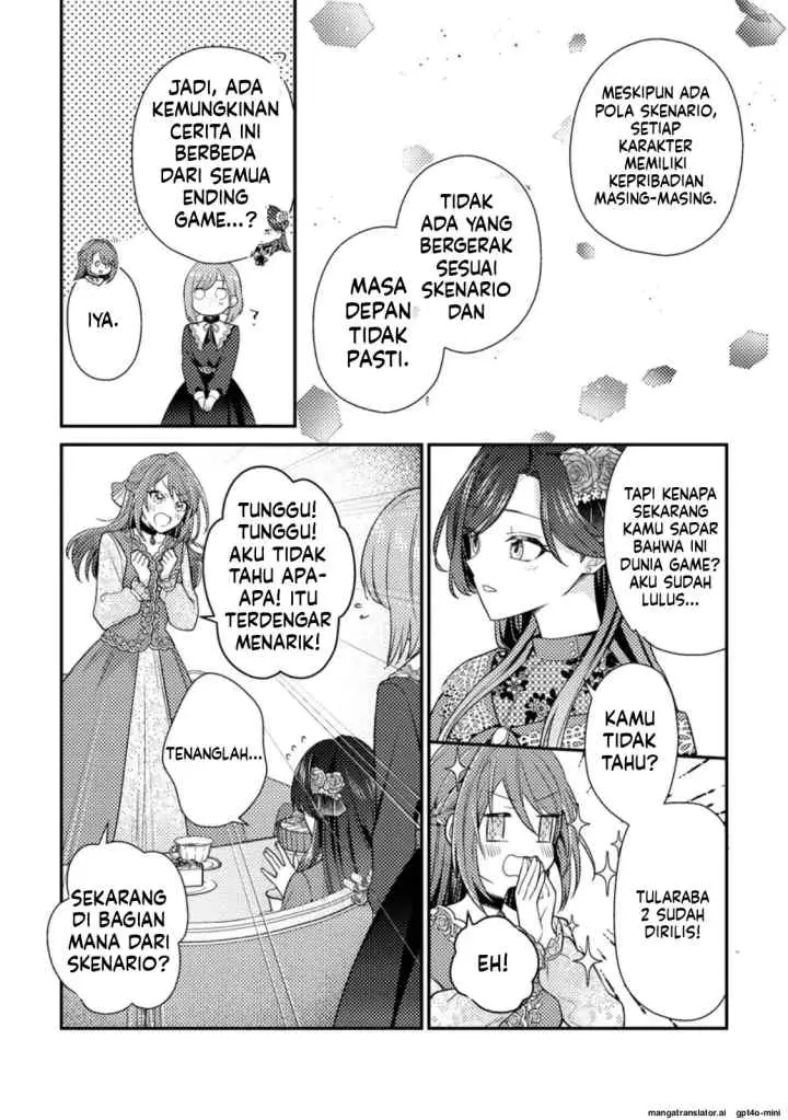 Heroine ga Kuru Mae ni Ninshin shimashita ~Tsunda Hazu no Akuyaku Reijou desuga, Douyara Chigau youdesu~ chapter 12.1 halaman 9