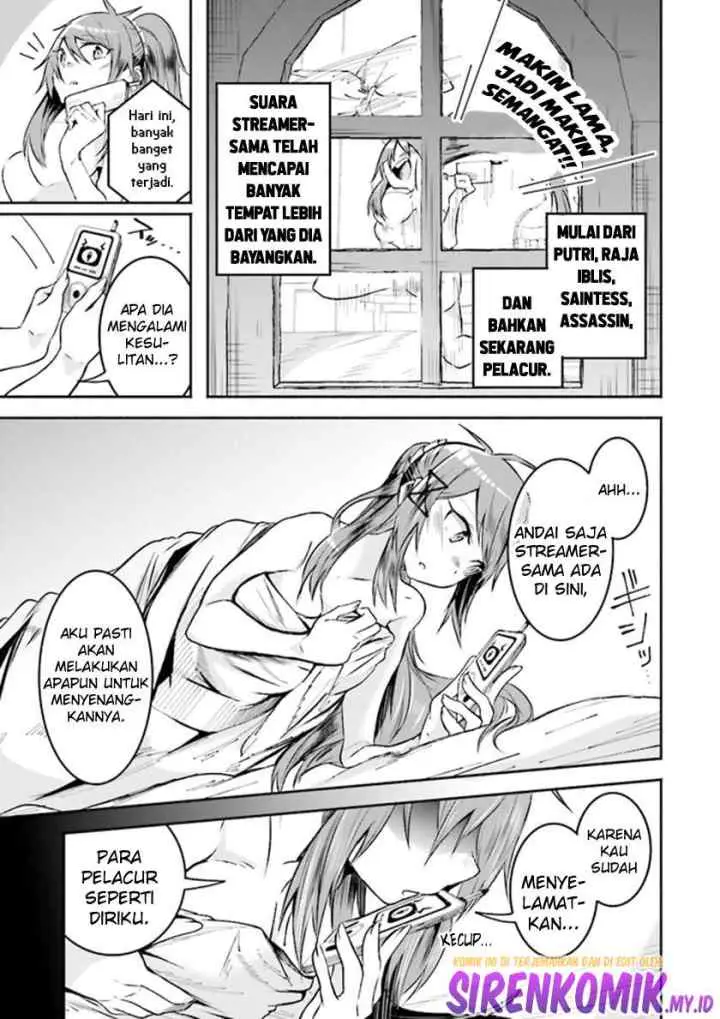 Isekai de Haishin Katsudou wo Shitara Tairyou no Yandere Shinja wo Umidashite Shimatta Ken chapter 9 halaman 6