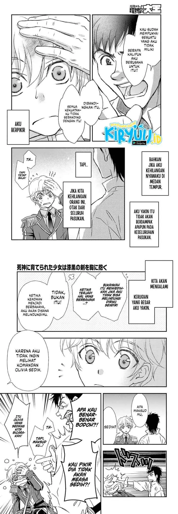 Shinigami ni Sodaterareta Shoujo wa Shikkoku no Tsurugi wo Mune ni Idaku chapter 30 halaman 7
