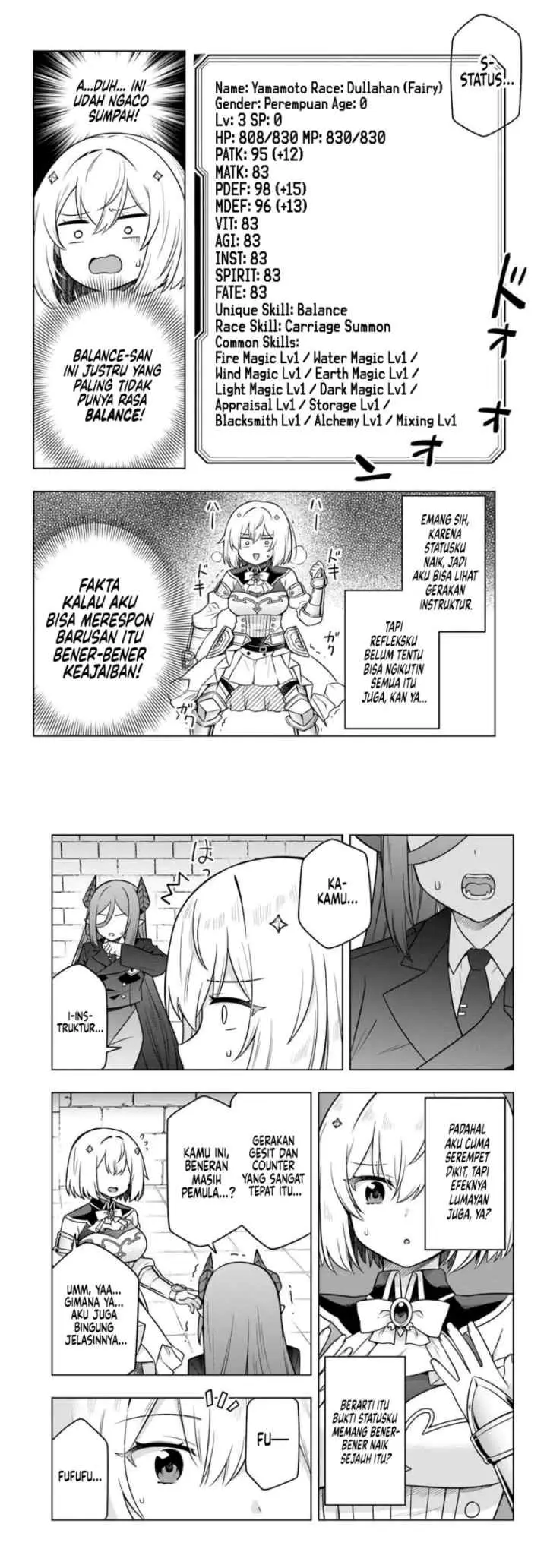 Desugemu ni Makikomareta Yamamoto-san, Kimama ni Gemu Baransu wo Hokai Saseru chapter 3 halaman 14