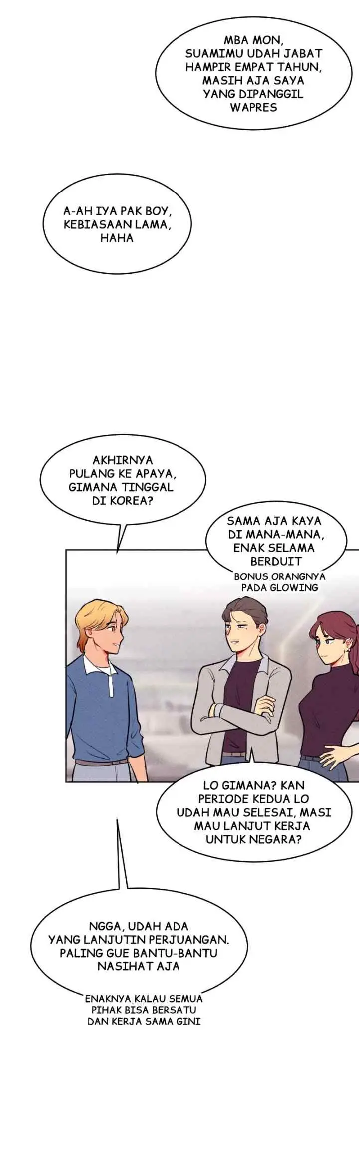 Stand Up, Mr. President! chapter 216.5 halaman 11