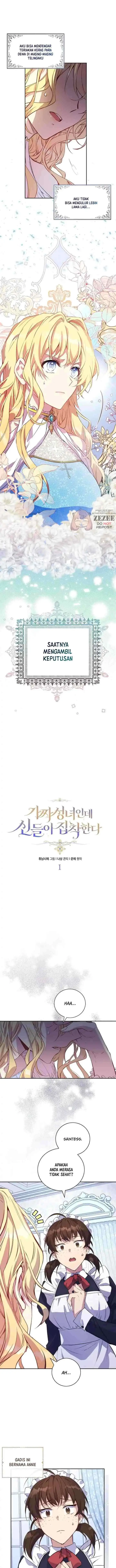 I'm a Fake Saintess but the Gods Are Obsessed chapter 1 halaman 4