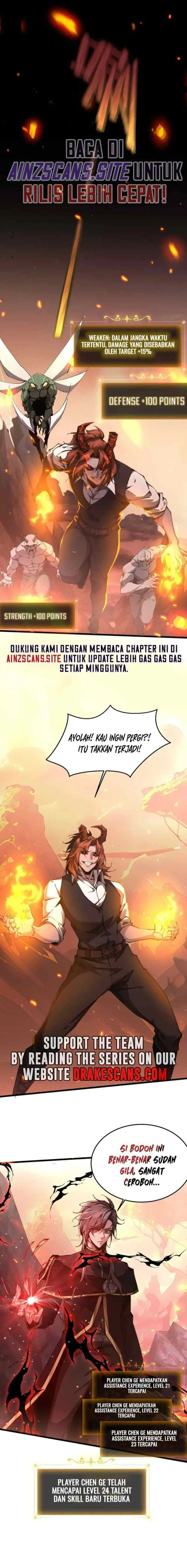 Clumsy Me Rising in the Villain's Camp I am the King of the Game chapter 4 halaman 4