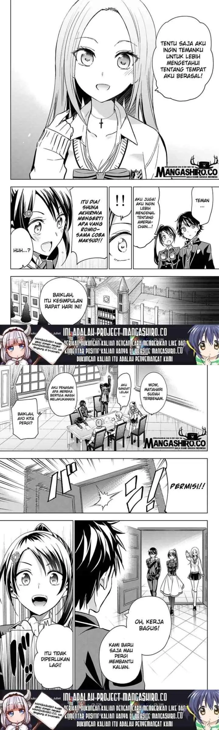 Kishuku Gakkou no Juliet chapter 100 halaman 9