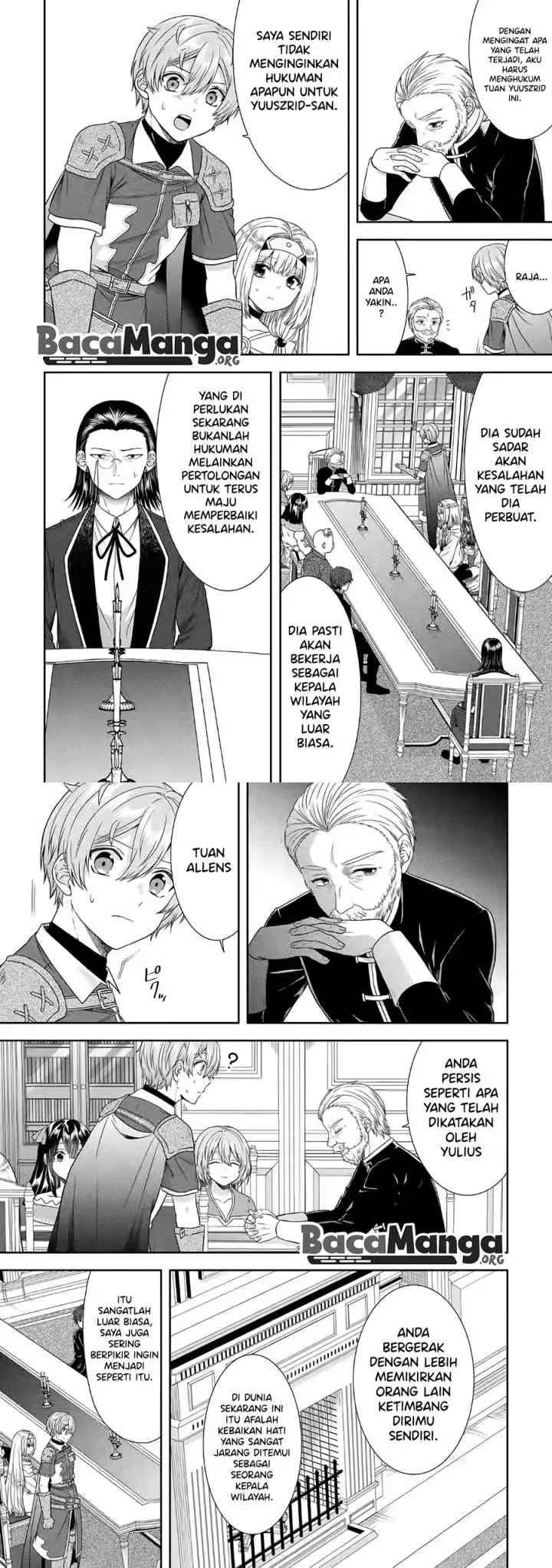 Tensei Ryoushu no Yuuryou Kaitaku: Zensei no Kioku o Ikashite White ni Tsutometara, Yuunou na Jinzai ga Atsumari Sugimashita chapter 18.1 halaman 7