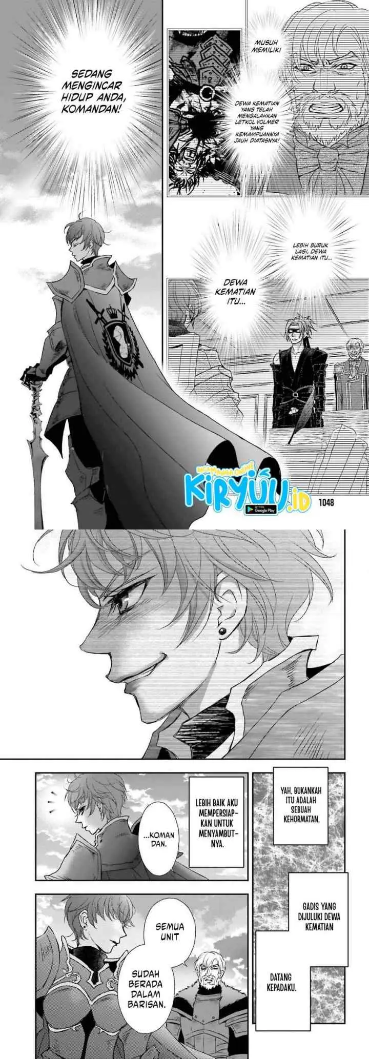 Shinigami ni Sodaterareta Shoujo wa Shikkoku no Tsurugi wo Mune ni Idaku chapter 34 halaman 12