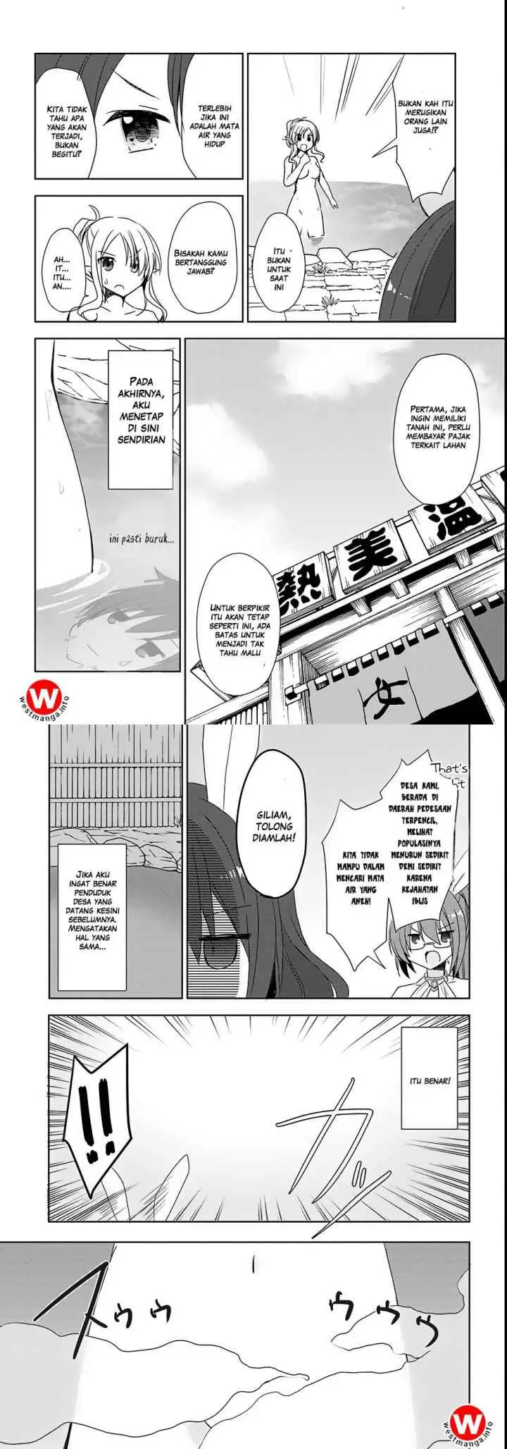 Isekai Onsen ni Tensei shita Ore no Kounou ga Tondemosugiru chapter 1 halaman 9