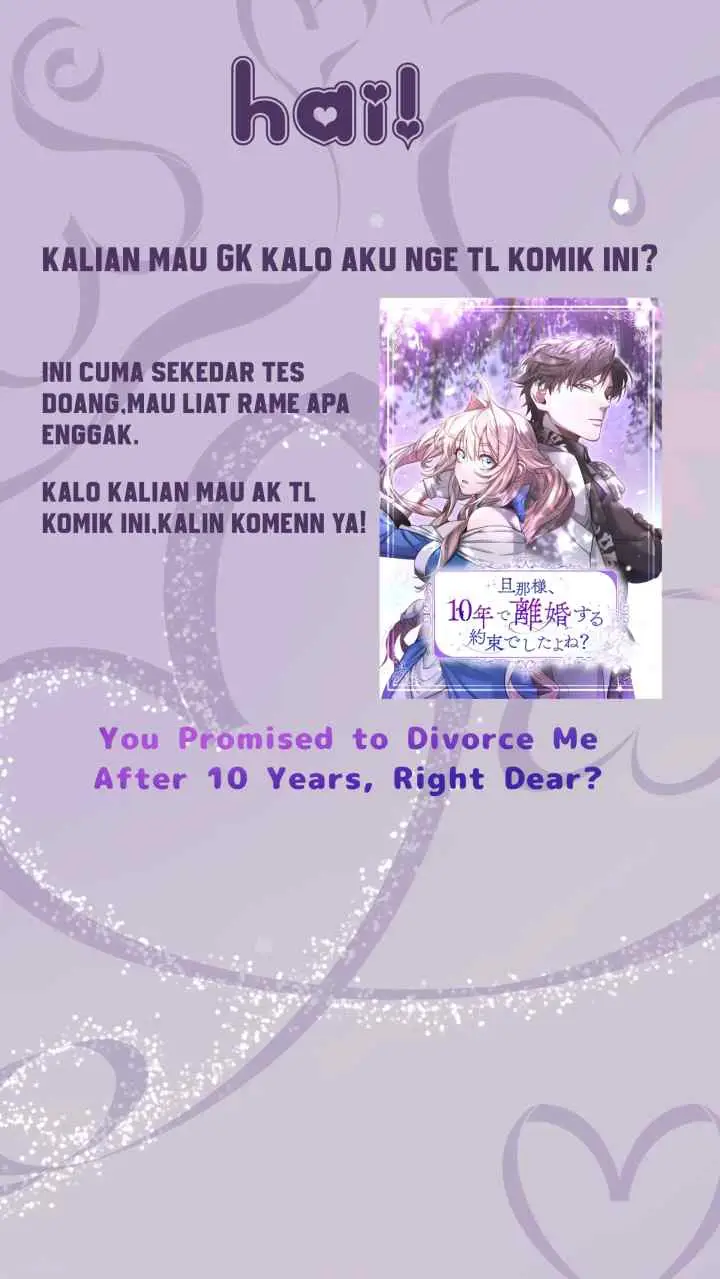 Danna-sama, 10-nen de Rikon suru Yakusoku de Shita yo ne? chapter 0 halaman 7