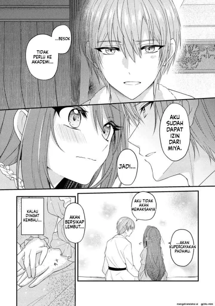 Heroine ga Kuru Mae ni Ninshin shimashita ~Tsunda Hazu no Akuyaku Reijou desuga, Douyara Chigau youdesu~ chapter 4.1 halaman 4