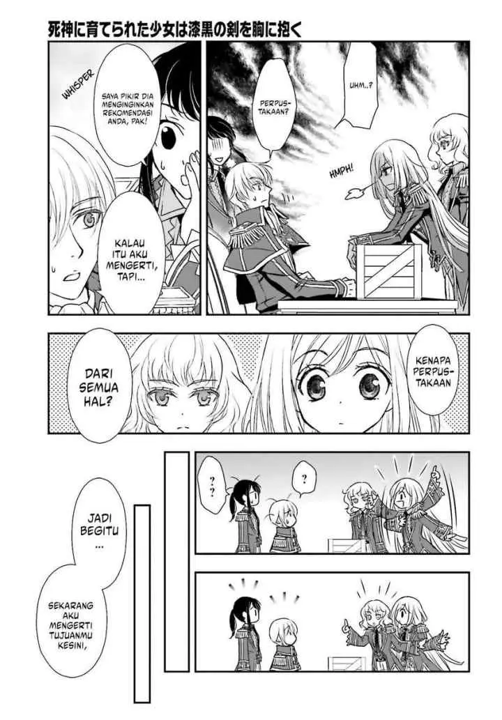 Shinigami ni Sodaterareta Shoujo wa Shikkoku no Tsurugi wo Mune ni Idaku chapter 41 halaman 16