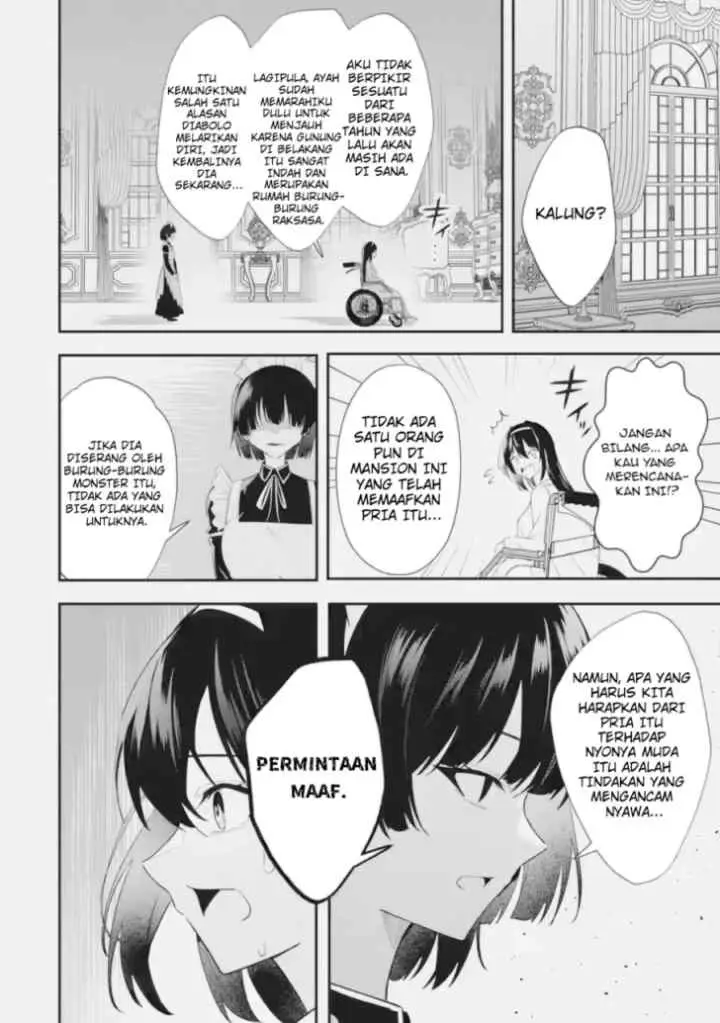 Saiyaku Kyuu Sukiru ~Boushoku Maou~ Mochi no Akuyaku Kizoku ni Tensei Shimashita ga, Shokei Sare chapter 3.1 halaman 5