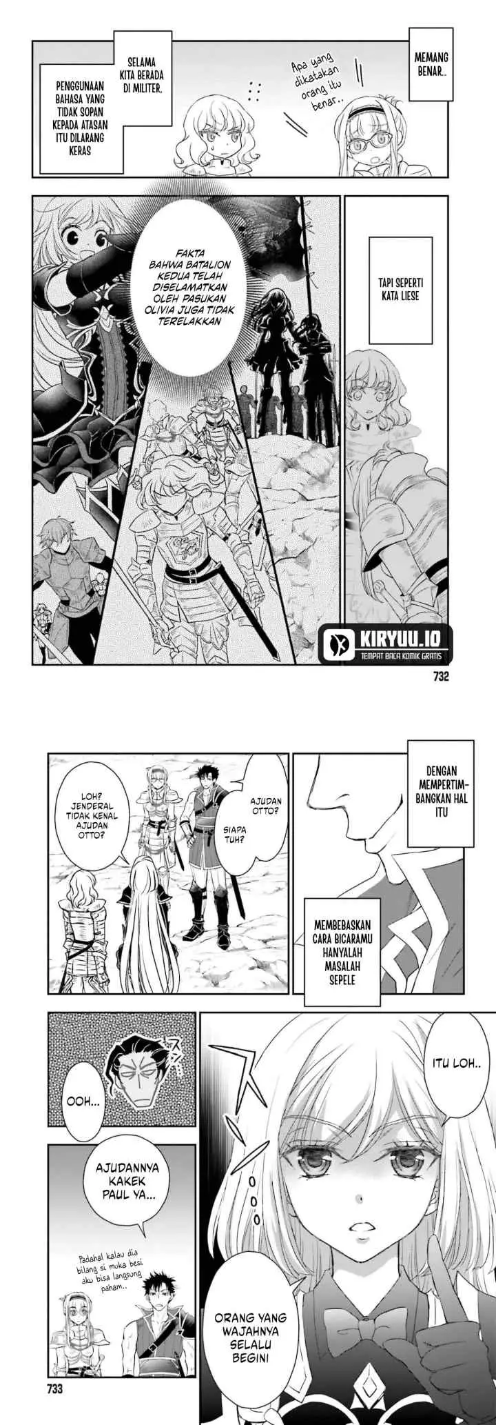 Shinigami ni Sodaterareta Shoujo wa Shikkoku no Tsurugi wo Mune ni Idaku chapter 55 halaman 8