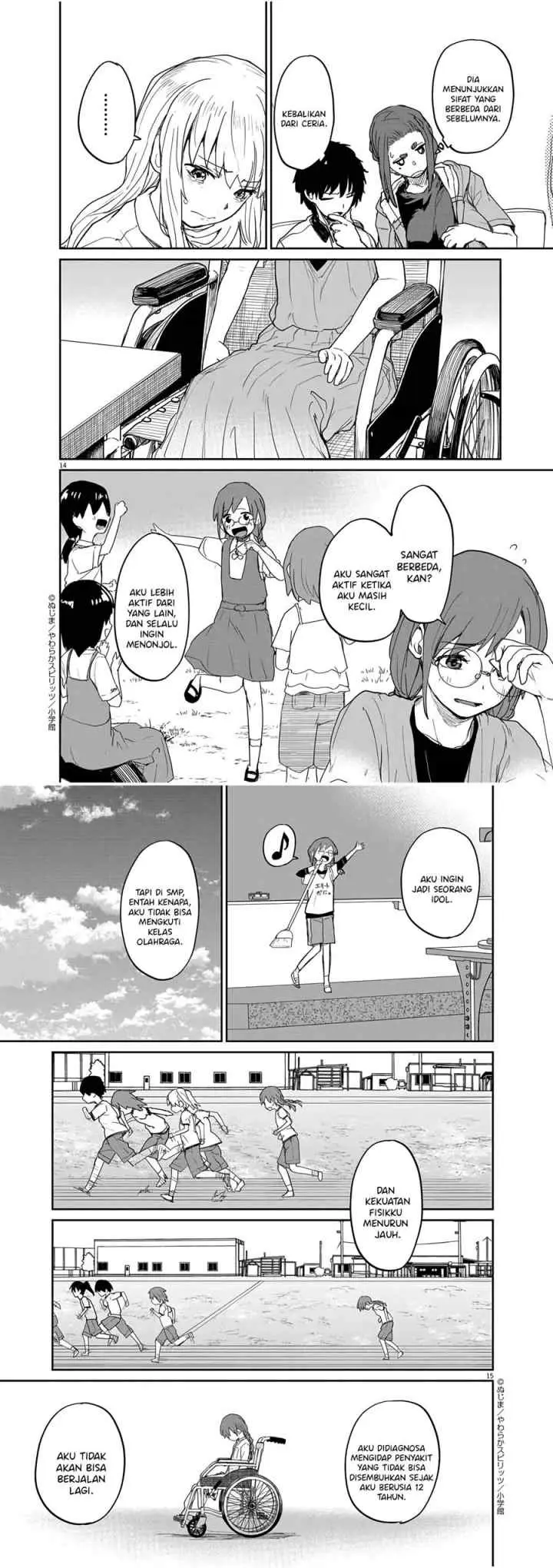 Kaii to Otome to Kamikakushi chapter 36 halaman 8