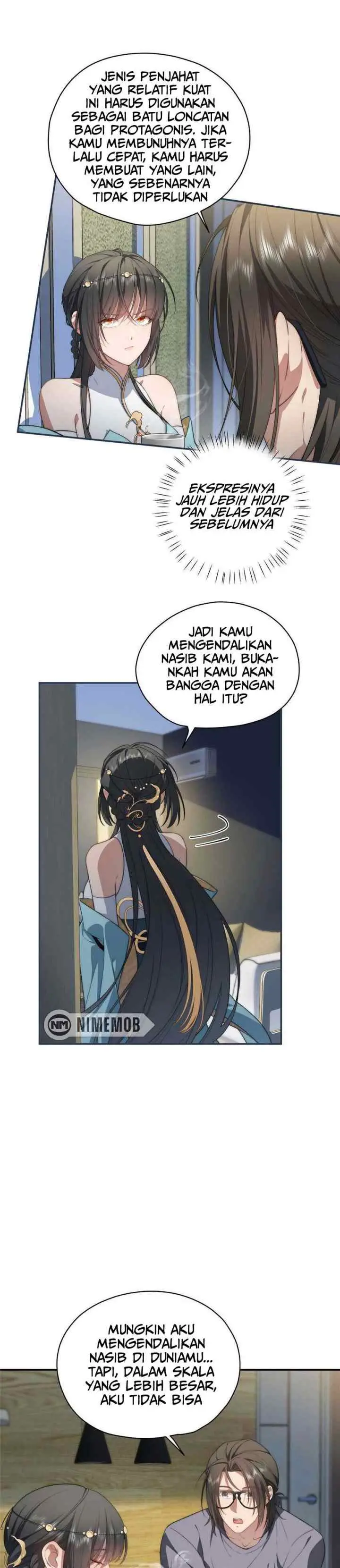 What Do You Do If the Heroine Escapes From Your Novel chapter 18 halaman 7