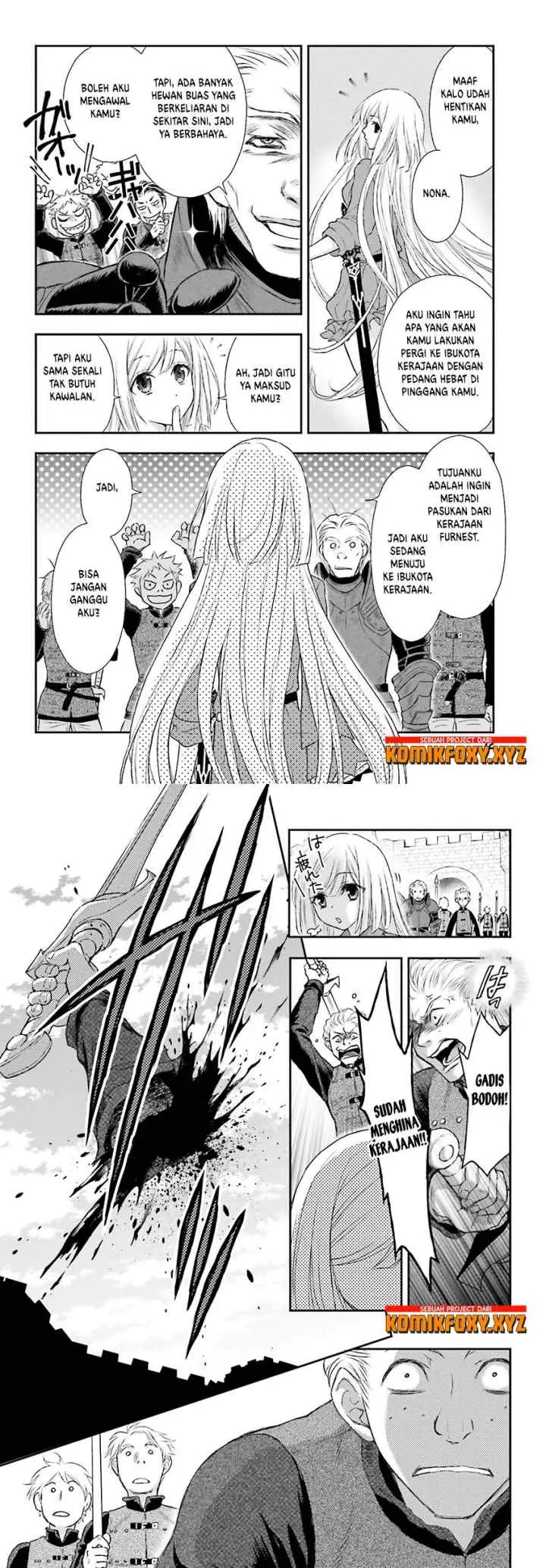 Shinigami ni Sodaterareta Shoujo wa Shikkoku no Tsurugi wo Mune ni Idaku chapter 1 halaman 5