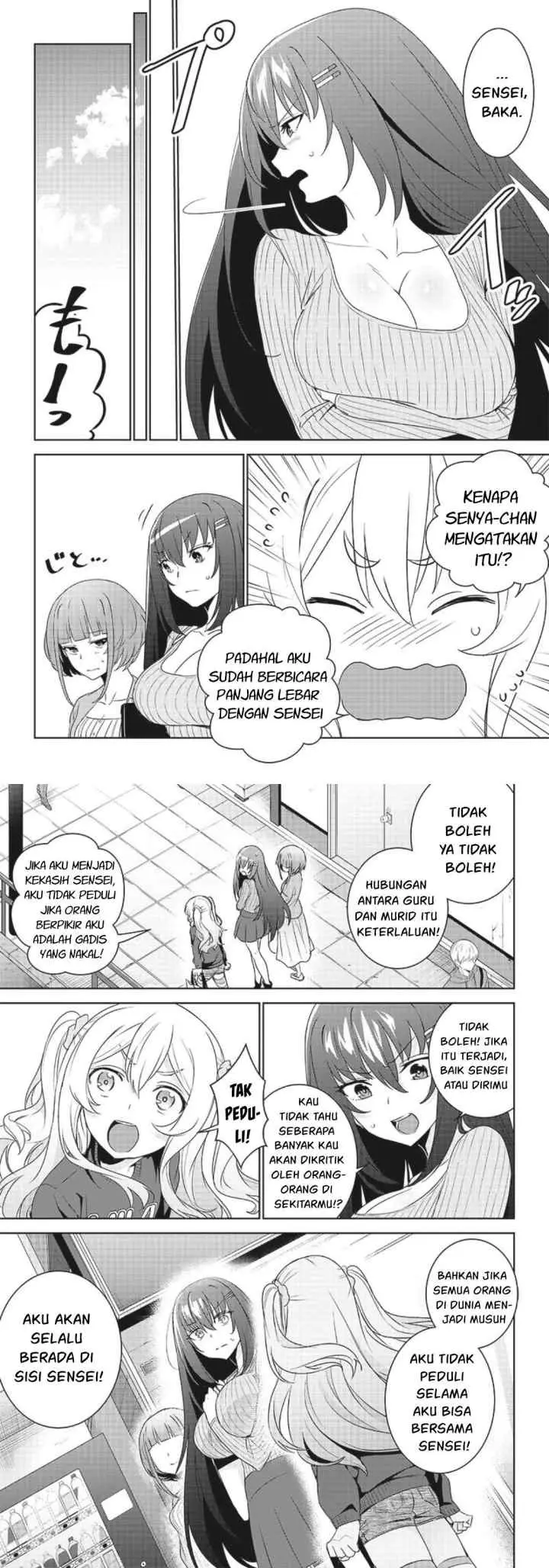 Matei Kyoushi to Juuzoku Shoujo no Haitoku Keiyaku chapter 6.1 halaman 8