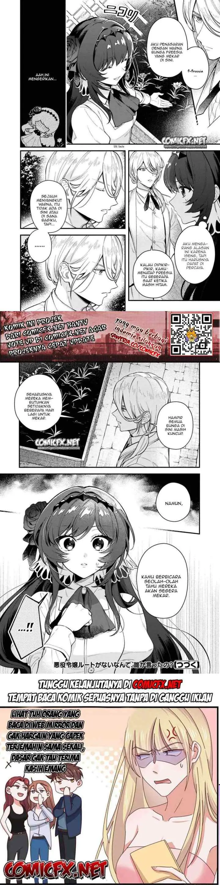 Akuyaku Reijou Route ga Nai Nante, Dare ga Itta no? chapter 4 halaman 12