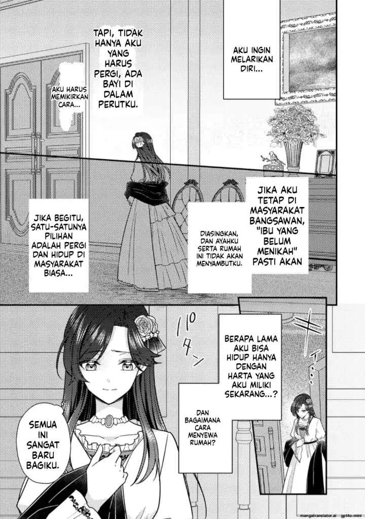Heroine ga Kuru Mae ni Ninshin shimashita ~Tsunda Hazu no Akuyaku Reijou desuga, Douyara Chigau youdesu~ chapter 12.3 halaman 9