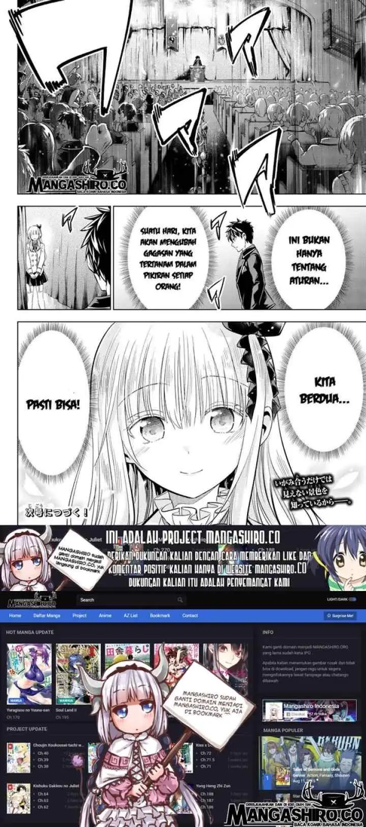 Kishuku Gakkou no Juliet chapter 81 halaman 11