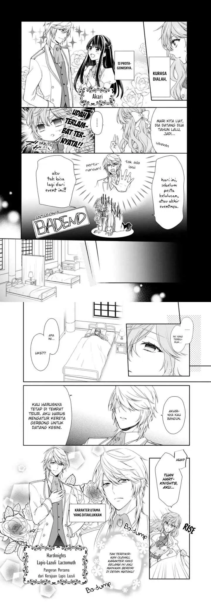 Akuyaku Reijou wa Ringoku no Outaishi ni Dekiai sareru chapter 1 halaman 5