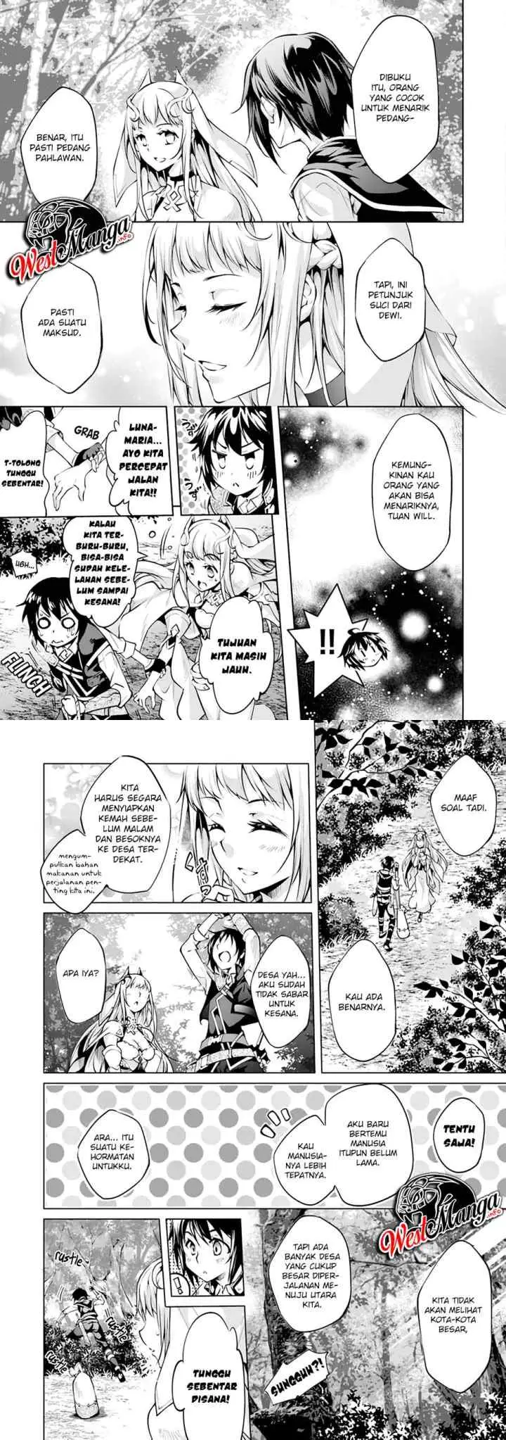 Kamigami ni Sodaterare Shimo no, Saikyou to Naru chapter 9 halaman 4