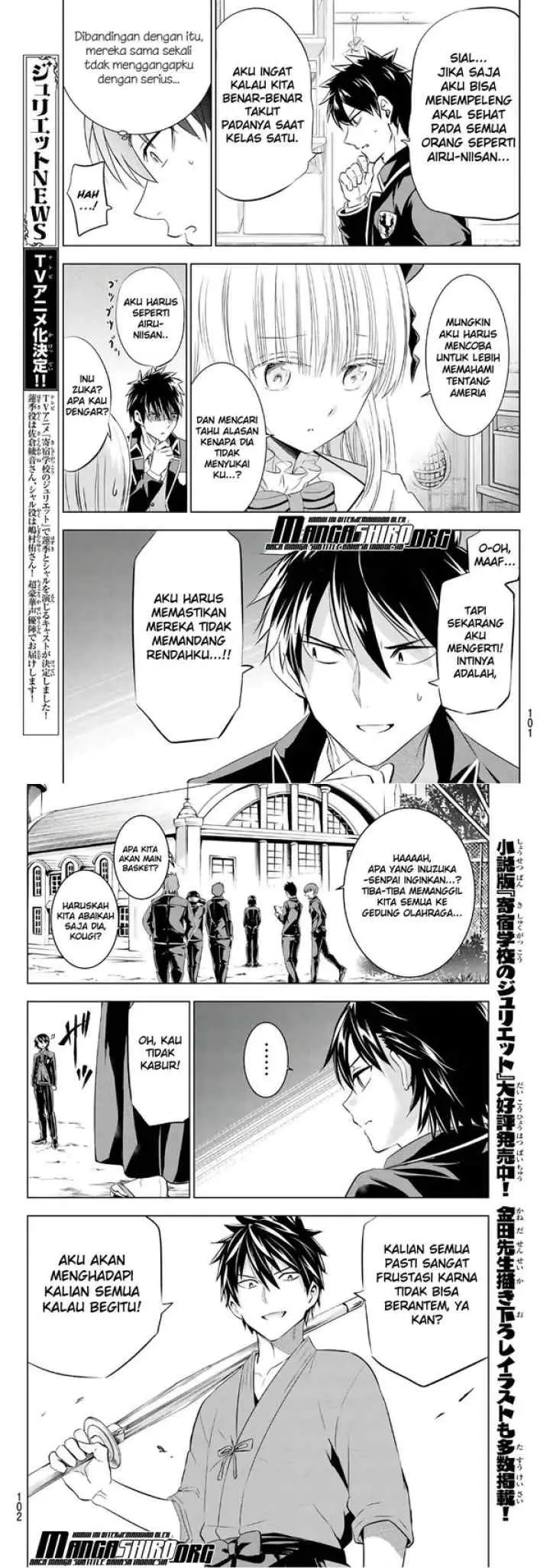 Kishuku Gakkou no Juliet chapter 70 halaman 8