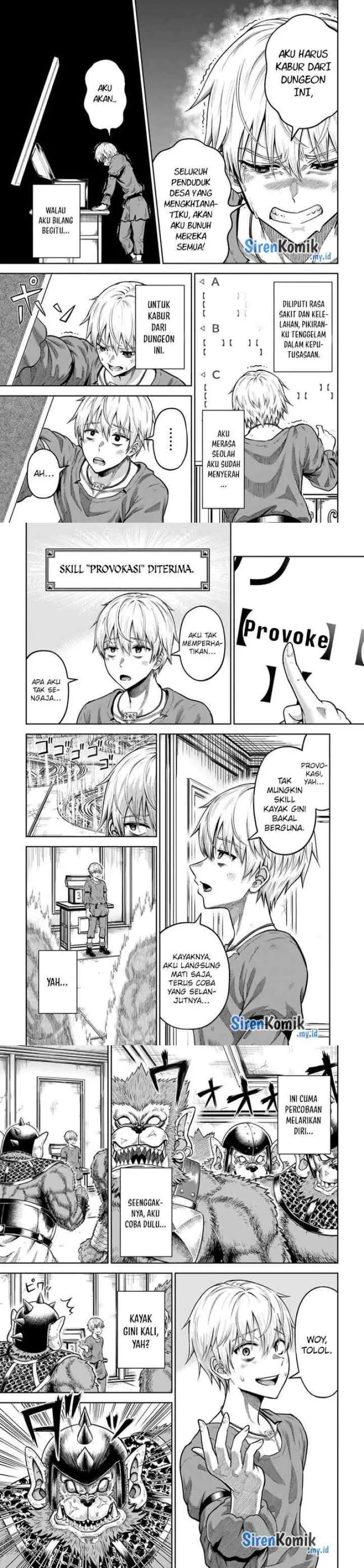 Dungeon ni Hisomu Yandere na Kanojo ni Ore wa Nando mo Korosareru chapter 3 halaman 10