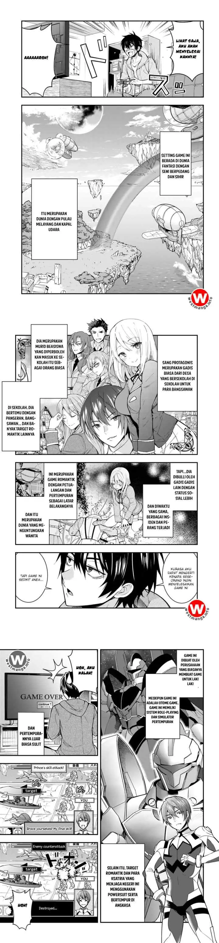 Otome Game Sekai wa Mob ni Kibishii Sekai Desu chapter 1 halaman 5